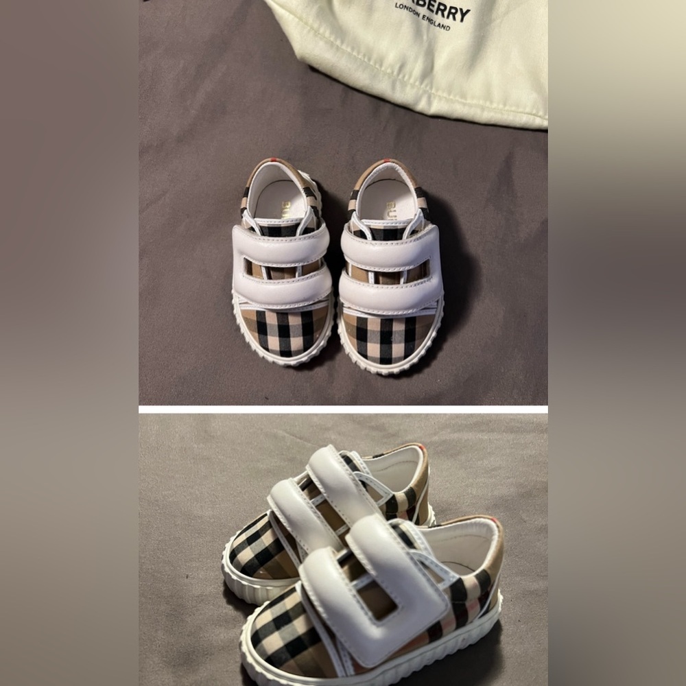 Burberry baby shoes, size 2.